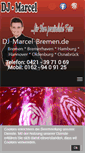 Mobile Screenshot of dj-marcel-bremen.de
